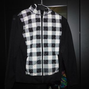 Black and White Ralph Lauren Zip Up